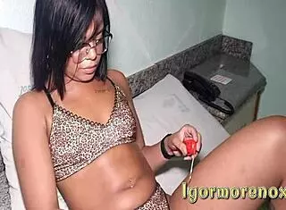 I went to Hotel Girassol and met the hot actress Joyce Camargo for some fun