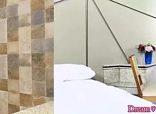 Gaby Maiia uses her ass to pay the makeup artist in hot transsexual action