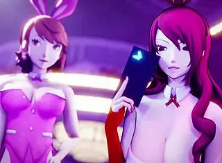 动漫兔女郎幻灯片被玩到爽