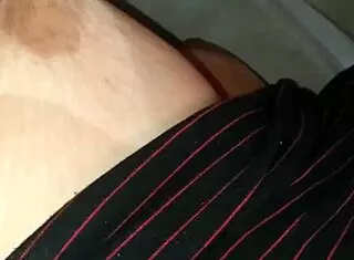 she fell asleep on my lap during netflix, i filmed her saggy tits secretly 😍