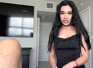 Hot Goth Sister Delilah Dagger Bends Over for Scott Stark