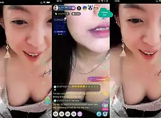 Cute Girl On Bigo Live Stream Shows Off Her Beauty And Has Fun!