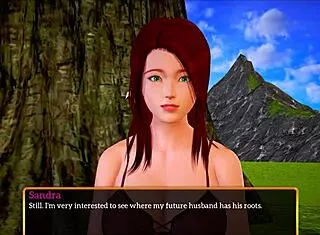 My new family plays a game together