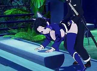 I love Shinobu hentai blowjob and cumshot gameplay uncensored!