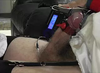 No Hands Needed for Intense Electro Orgasm Play