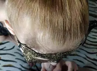 Hot Blonde Deepthroats Monster Cock In Wet Homemade Blowjob