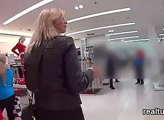 czech teen 18+ seduced in hypermarket, then fucked hard in pov. what a wild ride!