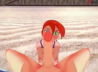 grown gwen tennyson in bikini sex on the beach 3 ben10 fantasyking3