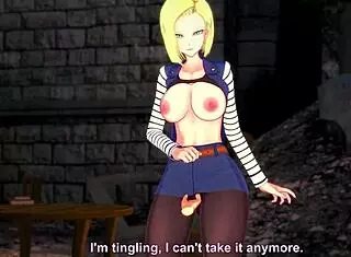 Android 18 Sucked And Fucked In Various POV Positions
