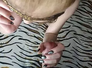 Hot Blonde Deepthroats Monster Cock In Wet Homemade Blowjob