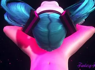 Vocaloid Hentai 3D - POV Miku Blowjob In A Striptease Club