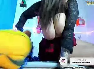 Huge Latin Tits Bouncing with Passion