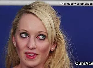 Sexy Model Gets Jizz Shot On Face!