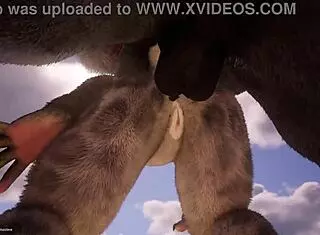 wild furry hentai anal fun