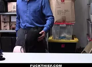 thick teen caught stealing undies, want to punish her with big cock?