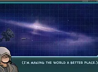 Muscular bodybuilder in anime cartoon