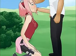 Sakura Haruno's Super Deepthroat Scene