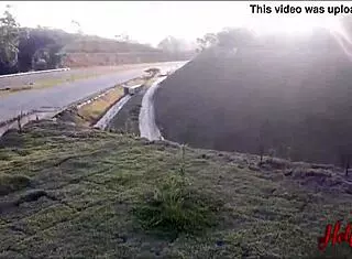 Watch this bbw slut fuck in public? People walking by!