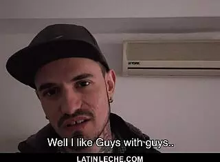 Latino Bottoms Get Bareback from Uncut Stud in Homemade 3some Orgy