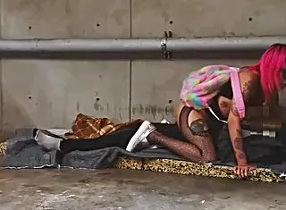 Public sex with strangers, homeless guy cums on my Latina face!