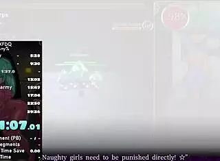 In this hentai game, Mage Kanade's futanari dungeon quest unfolds with intense anime-style encounters and quests.