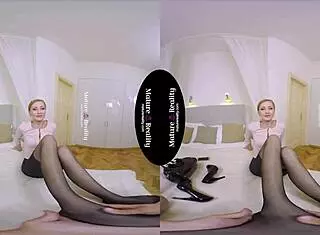 Mature Reality Hotel Room Fuck With Skinny Mature Riding POV