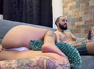 my stepbrother didn't notice this cameltoe close up