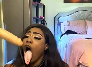 Lexi is a submissive butterfly and she gives a deep blow job.