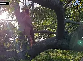 Sexy Wife Riding Monster Cock Fucking Assfucking Anal Slut With Big Black Cock In Amazon Forest