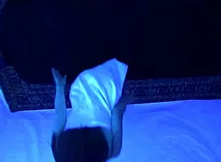 i gave gigi breeze a relaxing blacklight massage, feeling her body respond