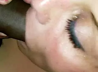 using horny white slut with monster cock