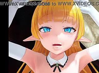 Elf Girl Gets Ass Fucked and Cummed in MMD Hentai Anime