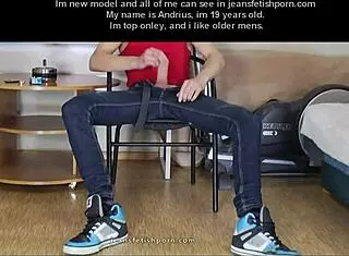 Young Gay Boy Jerks His Cock