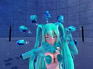 this blue k nights ray-mmd 3d vr180 cat fate cosplay features adult miku girls