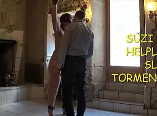 Suzi feels deep torment as a naked slave in bdsm fucking