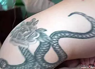 i watched two tattooed twinks fuck bareback on my bed with blowjobs