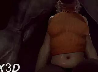 Monster mass compilation in wild hentai anime 3D action