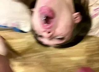 Ki-sim, get fucked hard in the mouth by that huge cock!