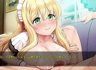 Lauretta gives her fiance a paizuri in this hentai anime 😍