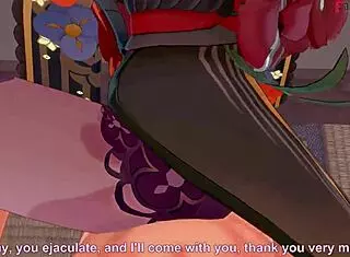 Chiori Fucks 2 Genshin Impact in Sheer Fantasy POV