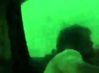 Intimate Spooning in Car at Park