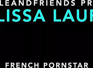 Melissa Lauren, French Pornstar, Takes Double Penetration with Deepthroat Action