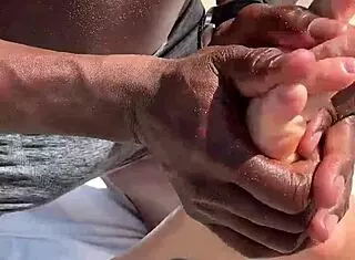 French Brunette Fucked by Big Black Cock