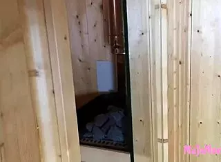 Young girl with big tits masturbates passionately in her room.