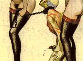 Discover the beauty of vintage erotic art in these antique cartoons!