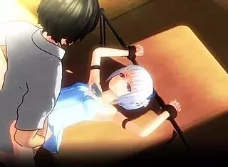 want to play bandage games with this 3d hentai teen?