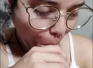 Teen 18+ Deepthroats Monster Cock In Pov Blowjob Ft White Moon
