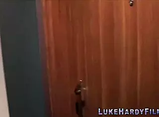 Busty blonde rides british cock hard