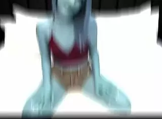 This tall blonde teen gets fucked on the sofa and gets a facial!