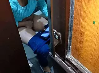 Hot young indian step sister caught masturbating in bathroom while watching porn